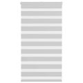vidaXL Zebra roleta svetlosivá 85x100 cm šírka látky 80,9 cm polyester