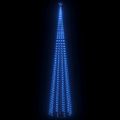 vidaXL Vianočný stromček, kužeľ, 752 LED, modré svetlo 160x500 cm