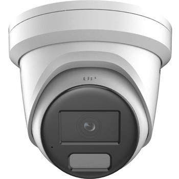 Hikvision 4MPix IP Turret Hybrid ColorVu AcuSense kamera; LED/IR 40m, WDR 130dB, mikrofón, IP67