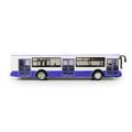 Autobus ktorý hlási zastávky česky 28 cm modrý