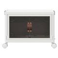 vidaXL stohovateľný úložný box s kolieskami 28 L 48,5x29,5x33 cm