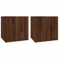 vidaXL Nástenné TV skrinky 2 ks hnedý dub sonoma 40x34,5x40 cm