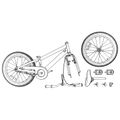vidaXL Horský Bicykel 20 Palcov 6-Rýchlosť pre deti vo veku 5-8 rokov