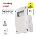Senzor súmraku 1800W IP65 biela
