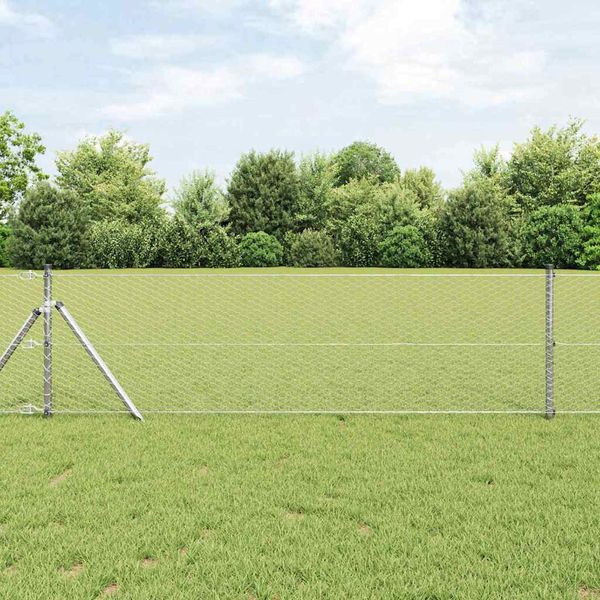 vidaXL Vonkajší šesťuholníkový fénový základný upevňovač 10 x 0,6 m