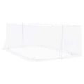 vidaXL Moskytiéra na altánok 220 mesh Biela 6 x 3 x 2 m Polyester