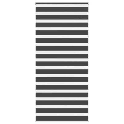 vidaXL Zebra roleta čierna 110x230 cm šírka látky 105,9cm polyester