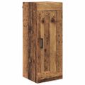 vidaXL Highboard Staré drevo 34,5 x 34 x 180 cm Kompozitné drevo