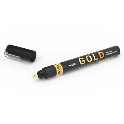 AK Interactive: Metallic Liquid Marker - Gold