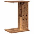 vidaXL Koncový stôl Staré drevo 35 x 25 x 50 cm Kompozitné drevo
