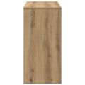 vidaXL Stôl Remeselný dub Kompozitné drevo 90 x 37,5 x 75 cm