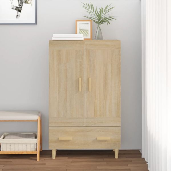 vidaXL Vysoká skrinka dub sonoma 70x31x115 cm spracované drevo