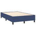 vidaXL Boxspring posteľ s matracom modrá 120x200 cm látka