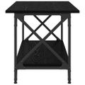 vidaXL Konferenčný stolík Čierny dub 80 x 45 x 45.5 cm