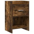 vidaXL Nočné stolíky Dymový dub 40 x 30 x 60 cm Kompozitné drevo