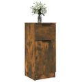 vidaXL Komoda dymový dub 30x30x70 cm spracované drevo
