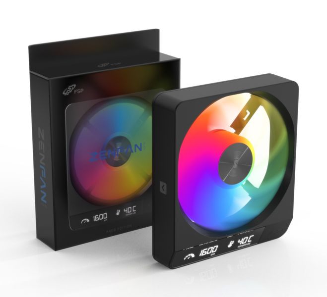 FSP Ventilátor ZENFAN-BA, A.RGB, Black