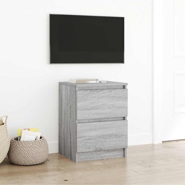 vidaXL TV skrinka sivý dub sonoma 40x35x54 cm kompozitné drevo