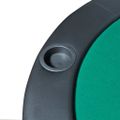 vidaXL Podložka na poker pre 10 hráčov, skladacia, zelená