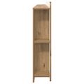 vidaXL Čelo postele skrinka Dub artisan 200 cm Kompozitné drevo
