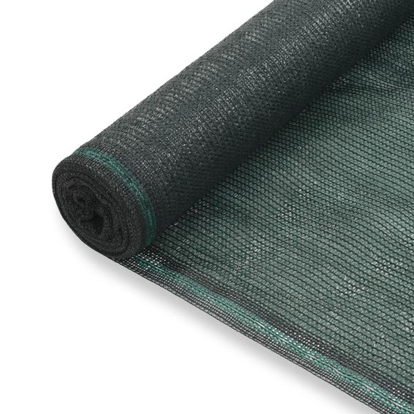 vidaXL Zástena na tenisový kurt, HDPE 2x50 m, zelená