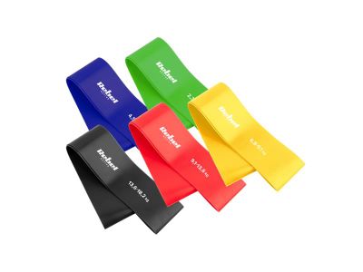 Guma posilňovacia REBEL Mini Band L 2,3-18,2kg 5ks mix color