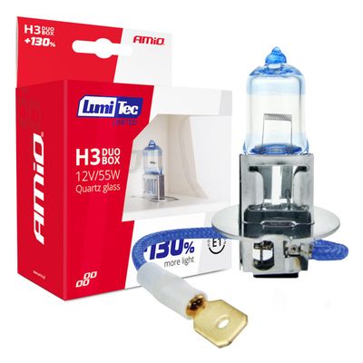Halogenový duo blister (2 ks) sada LumiTec LIMITED +130% H3 12V 55W DUO