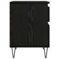 vidaXL Skriňa pod posteľ Čierny dub 40 x 35 x 50 cm Kompozitné drevo