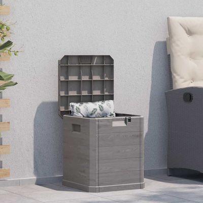 vidaXL Záhradný úložný box hnedý 90 l