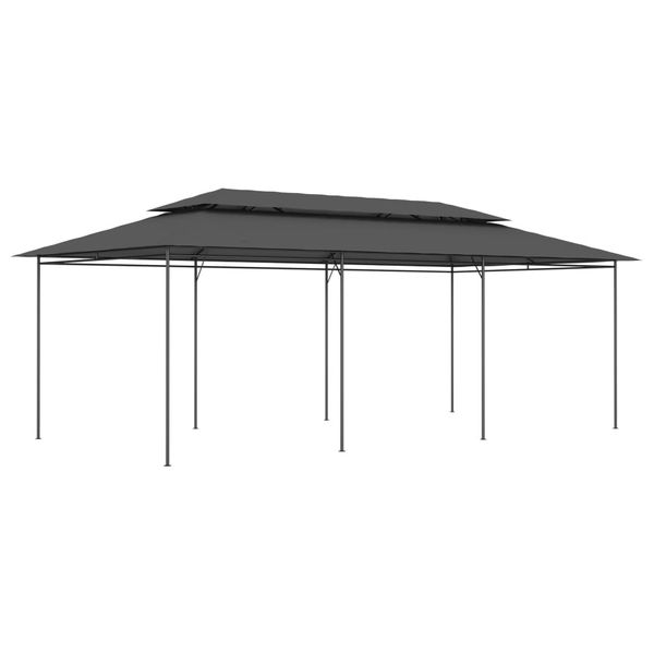 vidaXL Altánok antracitový 600x298x270 cm