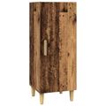 vidaXL Servírovacia skriňa Staré drevo 34,5 x 34 x 90 cm