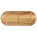 vidaXL Stolová doska 100x40x2,5 cm oválna oválna masívny mangovník