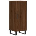 vidaXL Vysoká skrinka hnedý dub 34,5x34x180 cm spracované drevo