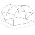 vidaXL Skleník 6 m² 3x2x2 cm