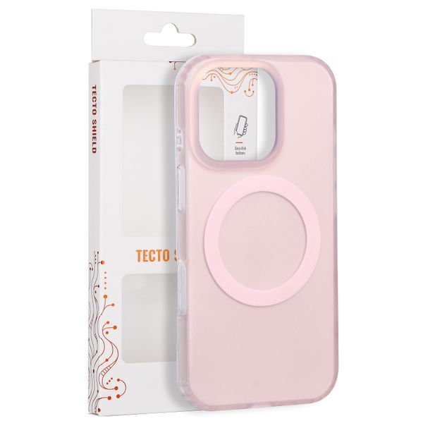 Puzdro Tecto Shield Mistiq Mag pre iPhone 16 Pro 6,3" ružové
