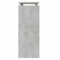vidaXL Konzolový stolík betónový sivý 80x30x80 cm kompozitné drevo