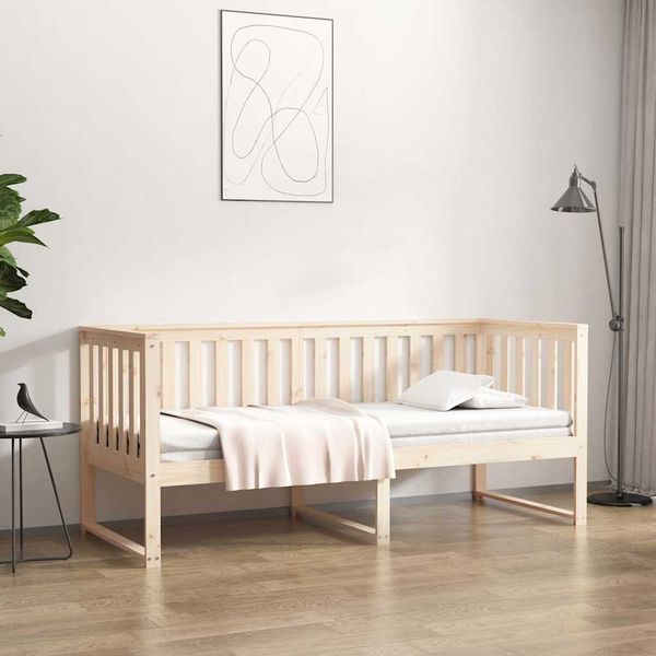 VidaXL Denná posteľ bez matraca 75x190 cm masívna borovica