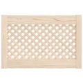 vidaXL Dvere skrinky mriežkový dizajn 2 ks 59,5x39,5 cm masív borovica