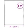 vidaXL Zrkadlové fólie 2 ks samolepiace 90x100 cm PET