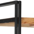 vidaXL Knižnica s 5 policami 140x30x180 cm akáciový masív