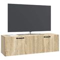 vidaXL Nástenná TV skrinka Dub sonoma 98 x 31 x 30 cm Kompozitné drevo