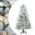 vidaXL Umelý Sklápací Vianočný Stromček Zelená 120 cm PE a PVC