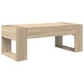 vidaXL Konferenčný stolík Sonoma dub 110 x 50 x 41 cm Kompozitné drevo