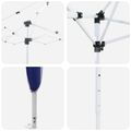 vidaXL Prístrešok na párty 192 x 192 x 245 cm Modrá