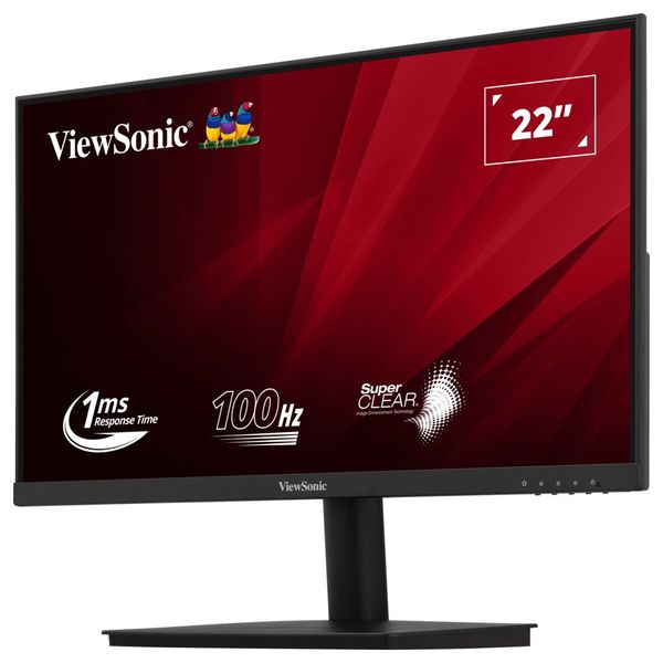 ViewSonic VA220-H / 22"/ VA/ 16:9/ 1920x1080/ 1ms/ 100Hz/ 250cd/m2/ HDMI/ VGA LED monitor, 21,5", VA, 1920×1080, 16:9, 100Hz, 1ms, 250cd/m2, HDMI, VGA, VESA, en. tr. E, čierny