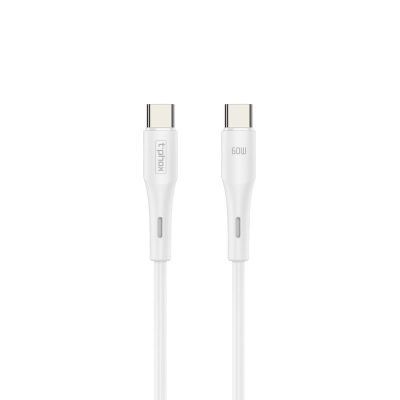 T-phox cable gentle usb-c/usb-c 60W 1M biela