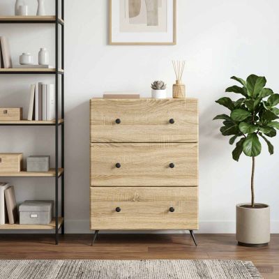 vidaXL Zásuvkový kabinet 66 x 34,5 x 90 cm Kompozitné drevo Dub sonoma