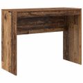 vidaXL Stôl Staré drevo 100 x 40 x 76 cm