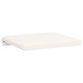 vidaXL Vankúš na lavičku 4 ks Sherpa látka Krémová Hĺbka 35 cm