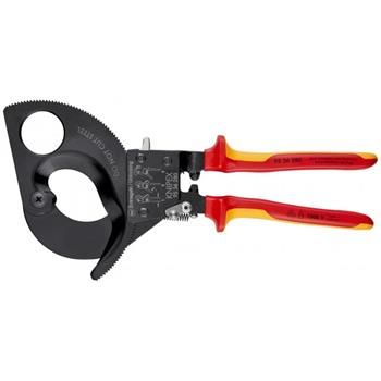 Knipex, Nůžky na kabely - ráčnové